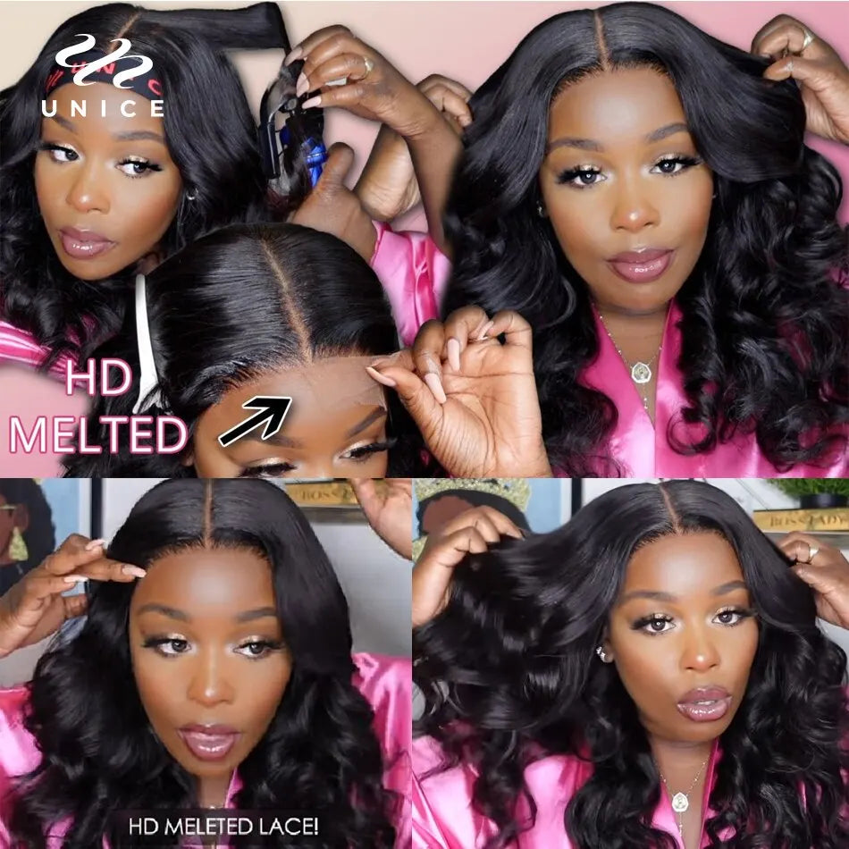 UNICE Ultra-Tynn 5X5 HD Blonde Parykk