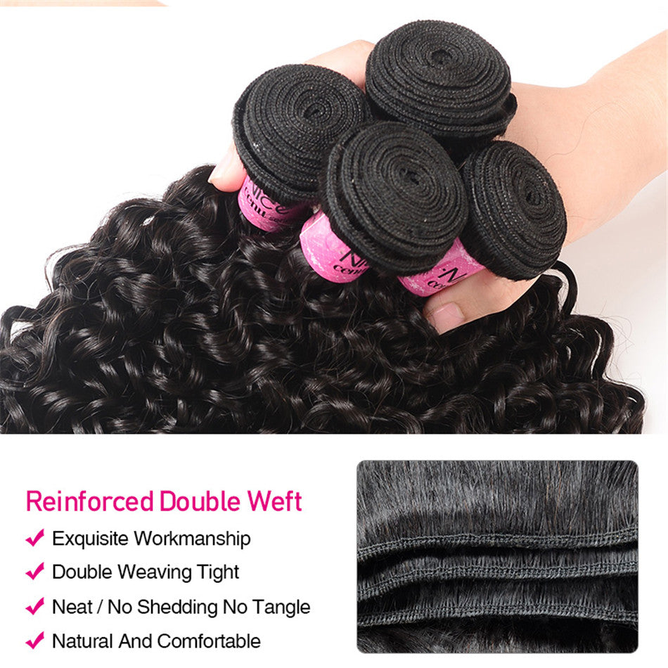 Curly Weave Brazilian Human Hair Bundles