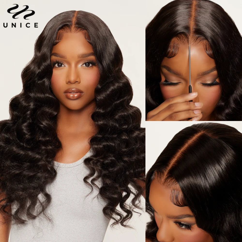 UNICE Ultra-Tynn 5X5 HD Blonde Parykk