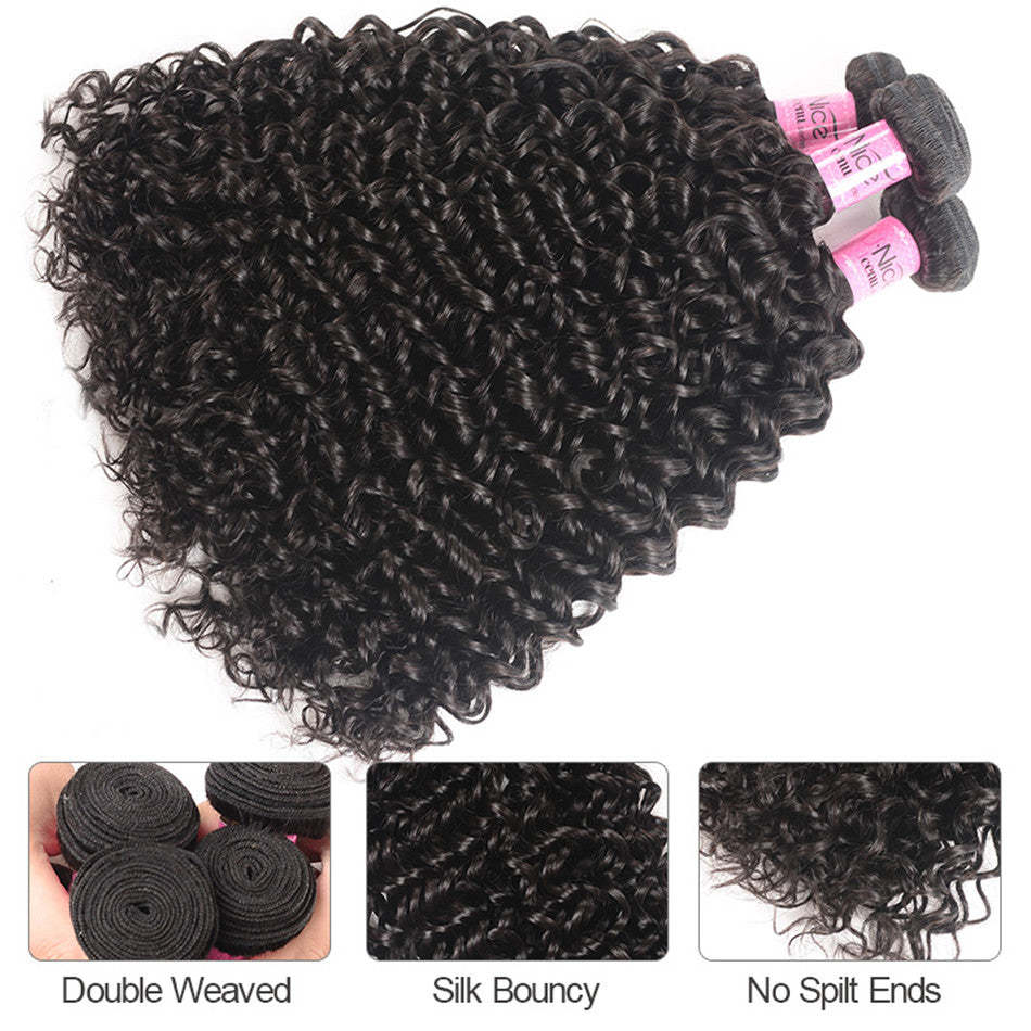 Curly Weave Brazilian Human Hair Bundles