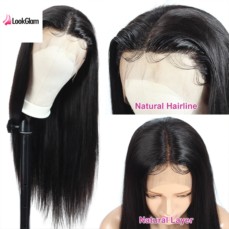 Transparent Straight Lace Frontal Wig