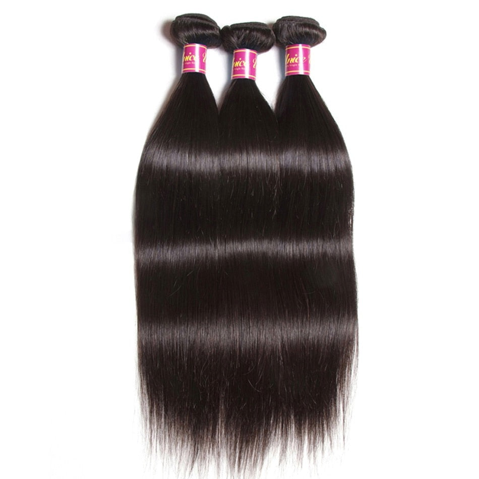 Brazilian Bone Straight 100% Human Virgin Hair Extension Bundles