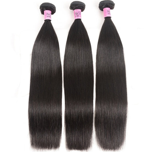 Brazilian Bone Straight 100% Human Virgin Hair Extension Bundles