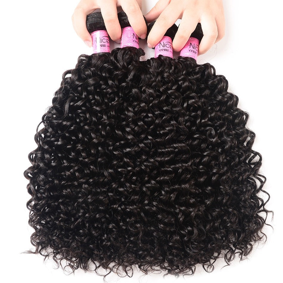 Curly Weave Brazilian Human Hair Bundles