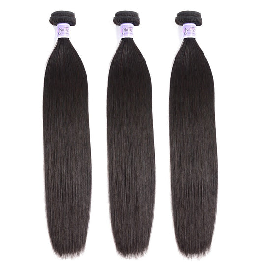 Malaysian Straight Hair Weave Bundles Human Hair 3pcs  Bundles