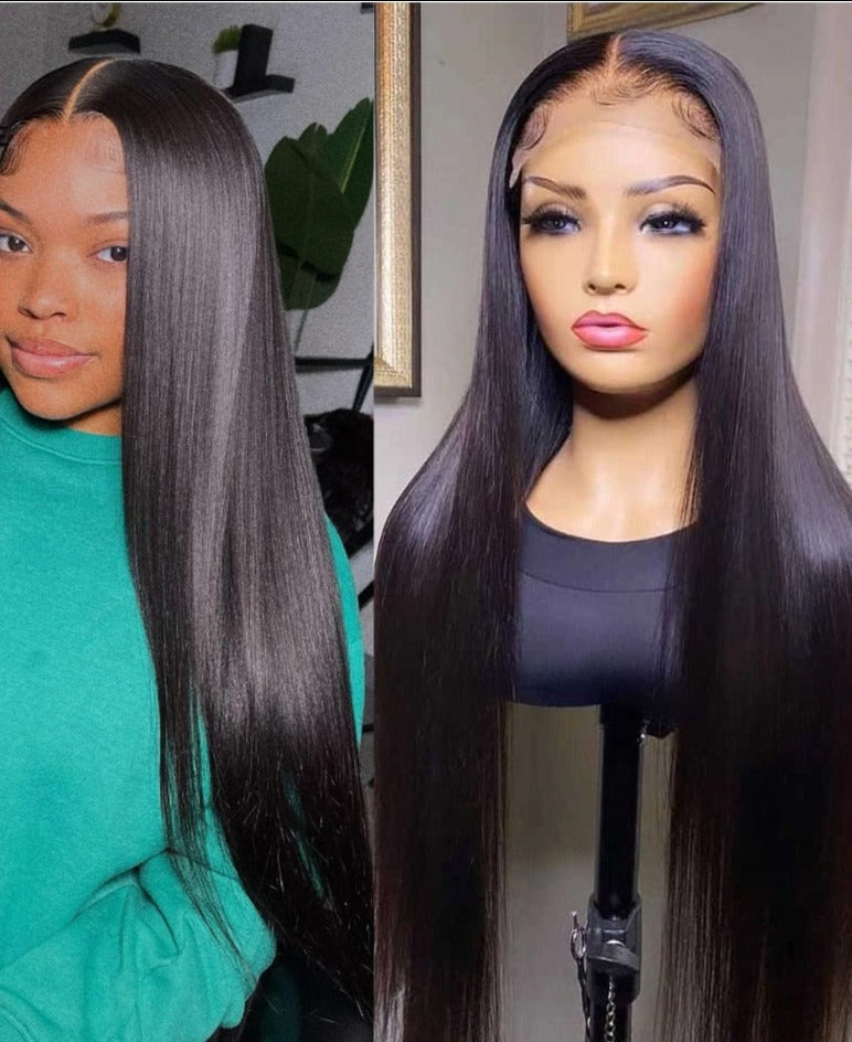 Brazilian Straight Glue-less Bone Hair Wig